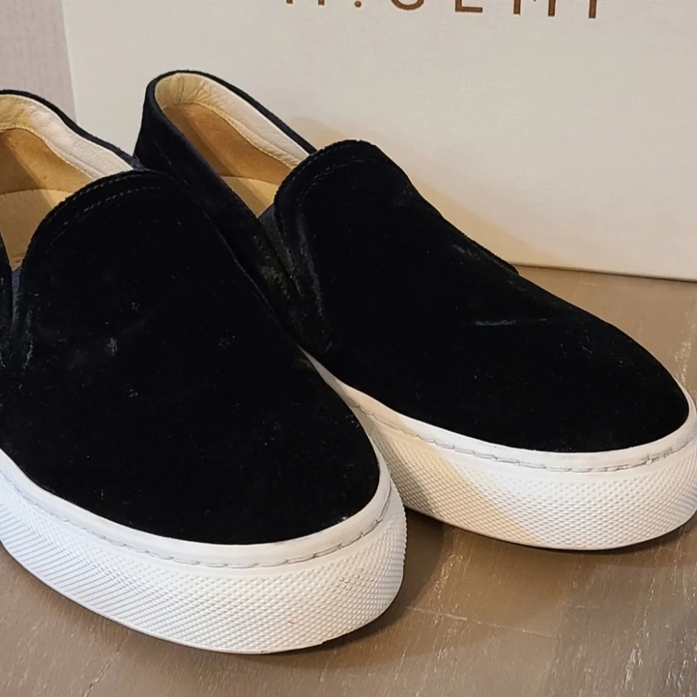 M. Gemi velvet slip-on sneakers - Picture 5 of 8